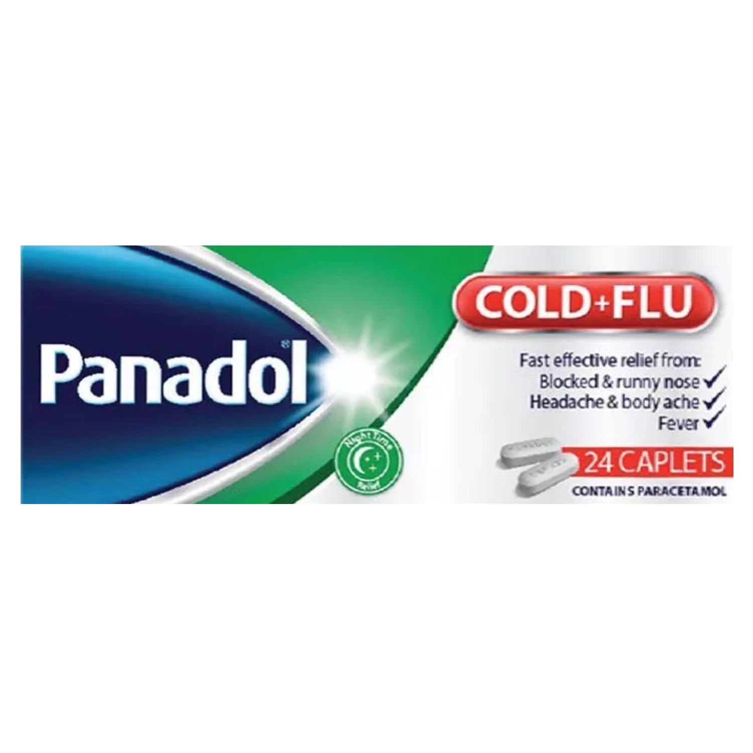 PANADOL COLD AND FLU CAPLET 24S zozopharmacy