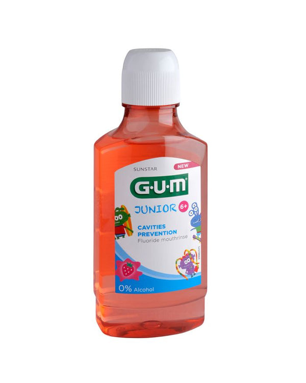 GUM JUNIOR 6+ MOUTH RINSE 300ML