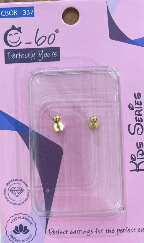 CBO EARING SMALL GOLD CIRCLE