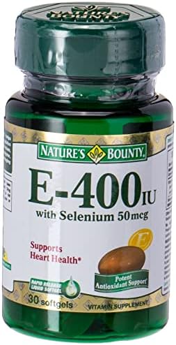 NATURE BOUNTY VITAMIN E 400 SOFTGEL 100S