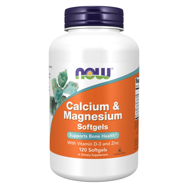 NOW CALCIUM AND MAGNESIUM SOFTGEL 120'S