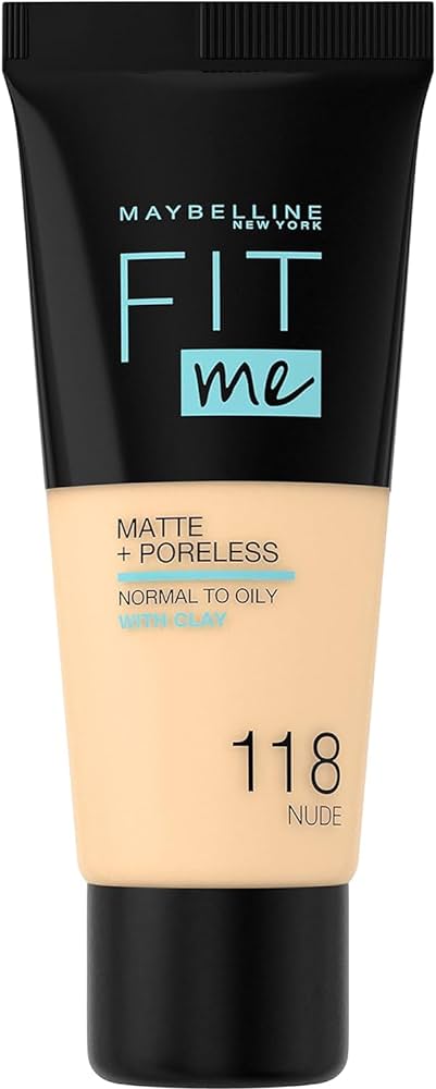 MAYBELLINE FITME MAT PORLES CREAM 118