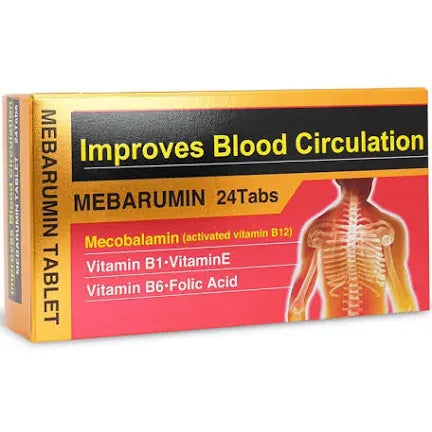MEBARUMIN Premium B Complex 24 TABLETS
