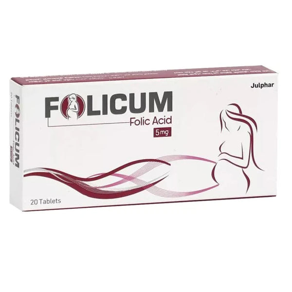 Folicum 5 mg 20 Tablets
