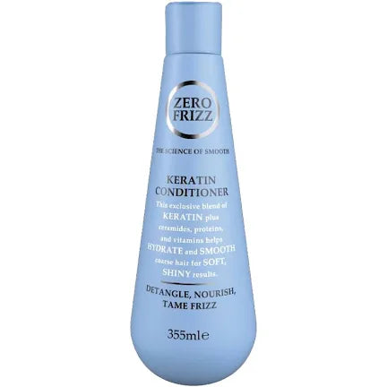 Zero Frizz Keratin Hair Conditioner | SLS & Paraben-Free | 355 ML