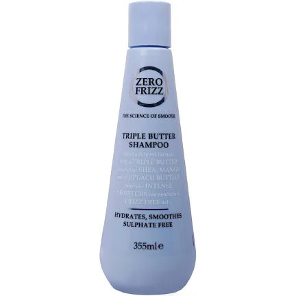 Zero Frizz Hair Triple Butter Shampoo 355 Ml
