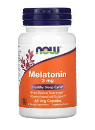 Now melatonin 3mg capsule 60s