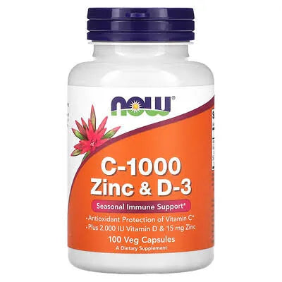 Now C1000mg Zn D capsule 100s