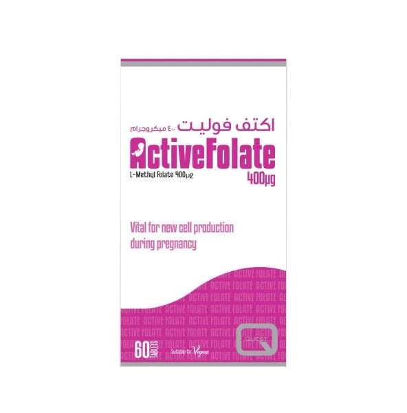 ACTIVE FOLATE 400MG TAB 60S