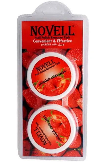 NOVELL Pack Of 2 Nail Polish Remover Strawberry