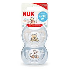 NUK TRENDLINE NIGHT PACIFIER 0-6 2S