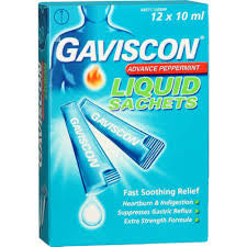 Gaviscon advance peppermint sachet 12s