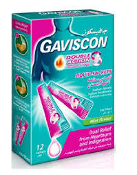 Gaviscon double action mint sachet