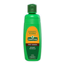 Green cross 70% isoprobyl alcohol 250ml