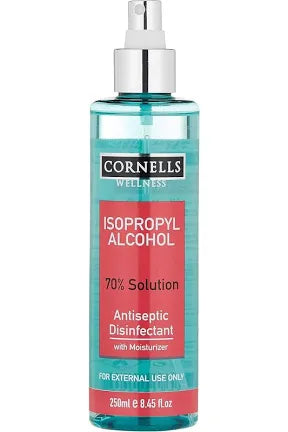Cornells
Isopropyl Alcohol Antiseptic Disinfectant 250ml