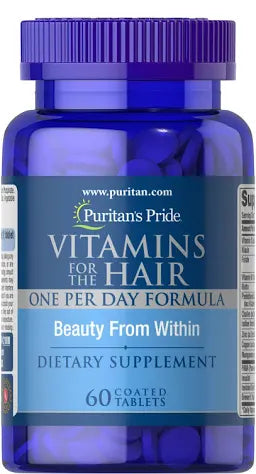 Puritan’s Pride Vitamins For The Hair Coated Tablets 60’s
