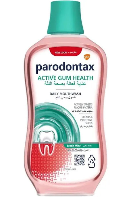 Parodontax active gum fresh mint mouthwash 500ml