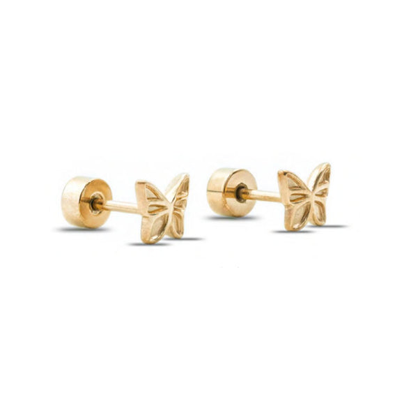 Cbo medical hypoallergy earring butterfly strip