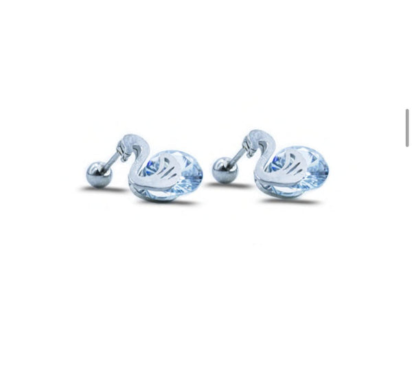 Cbo medical hypoallergy earring swaroviski
