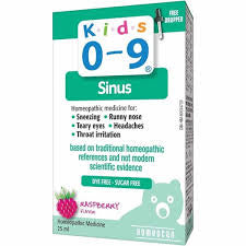 Kids 0-9 sinus 25ml drops