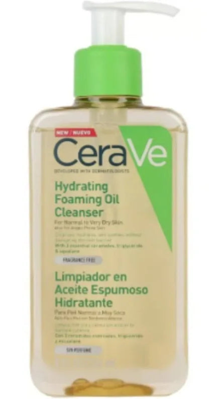 Cerave hydrating foaming oil cleanser 355ml