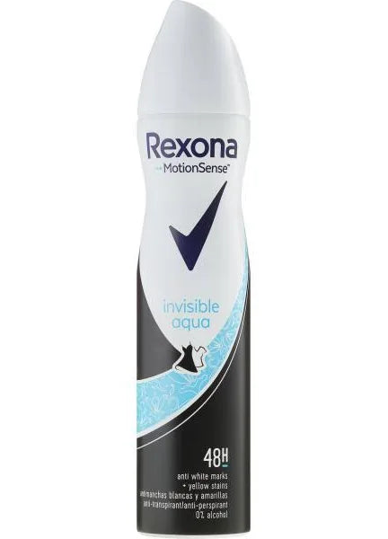 Rexona deodorant invisible aqua fresh men spray 200ml
