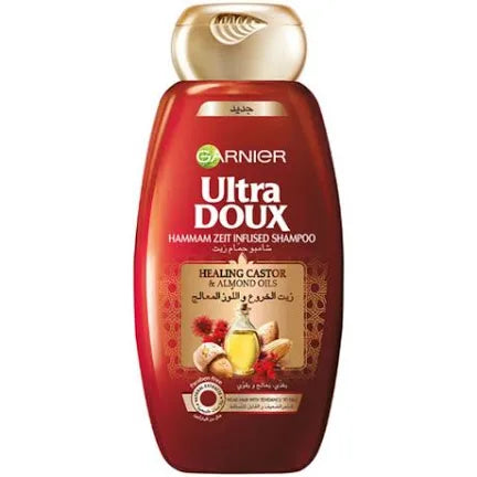 Garnier ud healing caster almond oil shmp 400ml