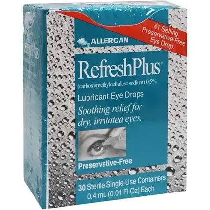 Refresh plus e/drops 0.4ml30