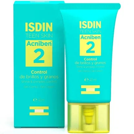 Isdin Teen Skin Acniben Shine And Pimples Control Gel Cream 40 mL