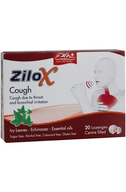 Zilox cough lozenges 20s