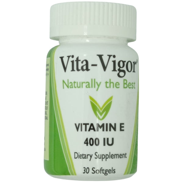 VITA VIGOR VITAMIN E 400IU 30S