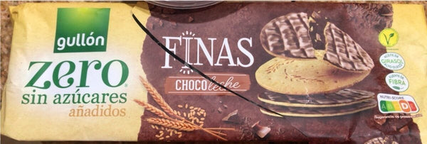 GULLON SUGAR FREE FINAS CHCO BISCUIT 150G