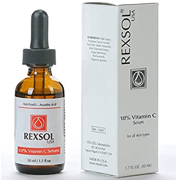 Rexsol Vitamin C-10 Anti-Wrinkle Facial Serum For All Skin Types 30 Ml