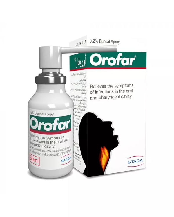 Orofar سبراي شدق 30 مل