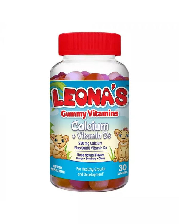 LEONAS CALCUIM + VITAMIN D GUMMY  60S