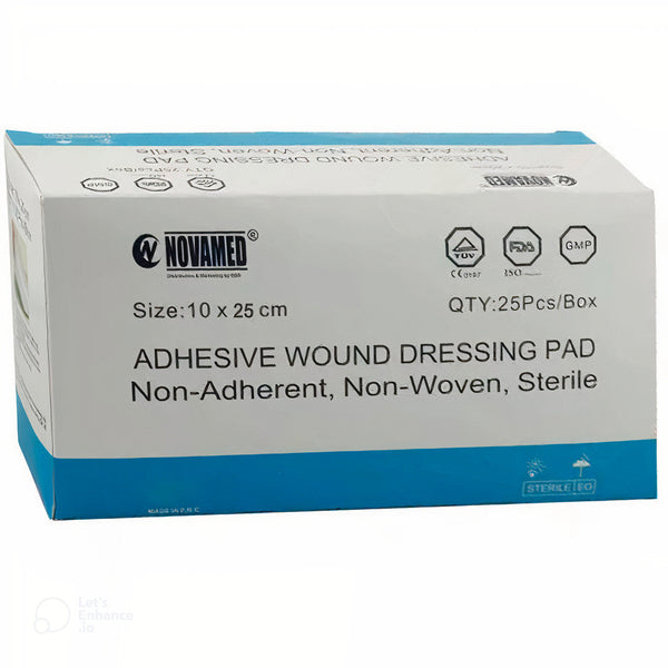 Novamed Wound Dressing Self Adh 10cmx25cm 25s