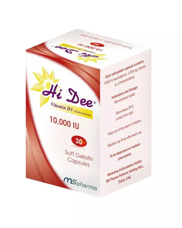HI DEE 10000IU CAP 30S