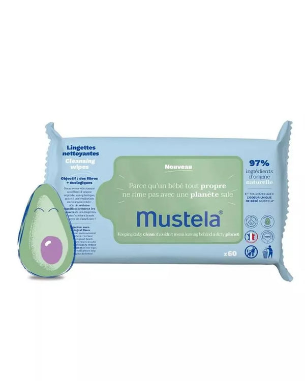MUSTELA CLEANSING WIPES 60S