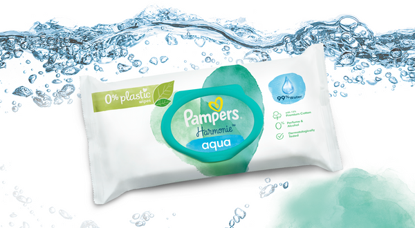 PAMPERS NEW BORN AQUA HARMONIA WIPES 48S