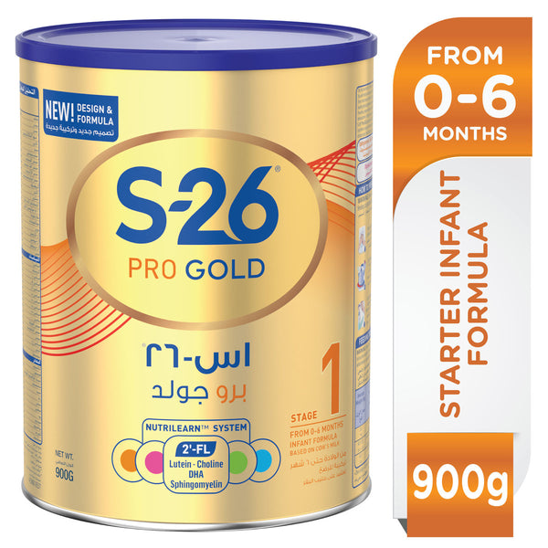 S 26  GOLD ALPHA STAGE 1 MILK 900G(PROMIL)