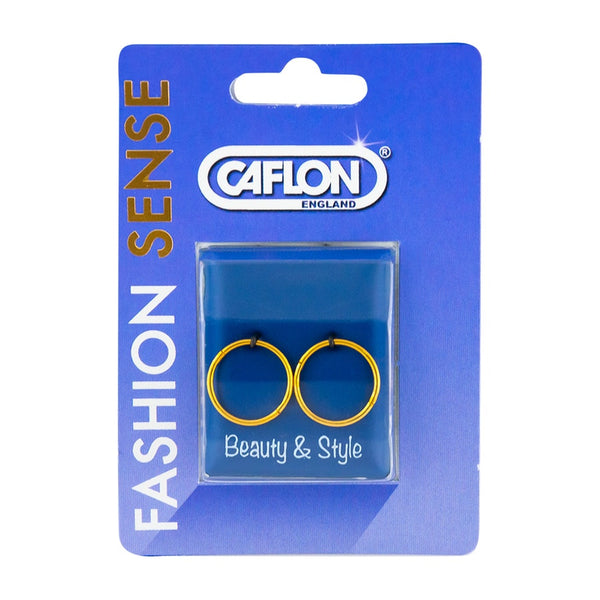 CAFLON FASHION SMOOTH HINGED HOOP GOLD CIRCLE