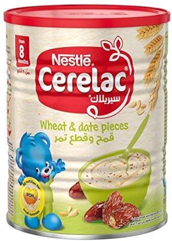 NESTLE CERELAC WHEAT DATES PIECES 400G