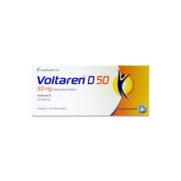 VOLTAREN D 50MG DISP TAB 20S