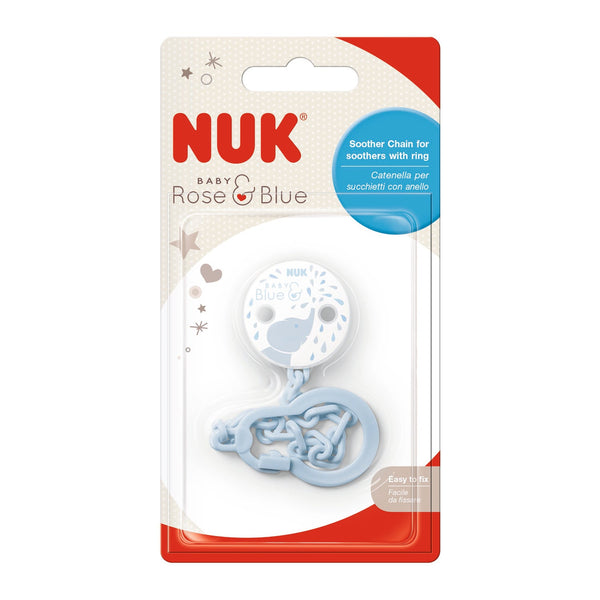 NUK SOOTHER CHAIN BLUE 10 256 241