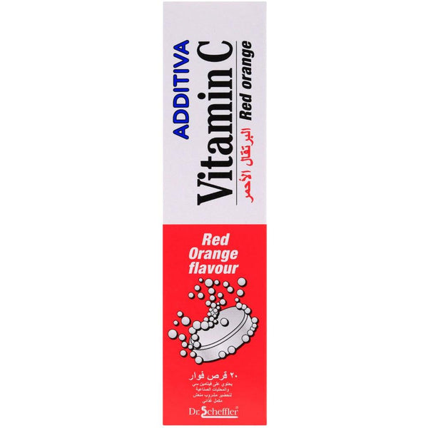 Additiva Vitamin C 1000mg Red Orange Tabs 20S
