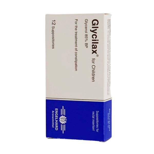 GLYCILAX CHILD SUPP 12S