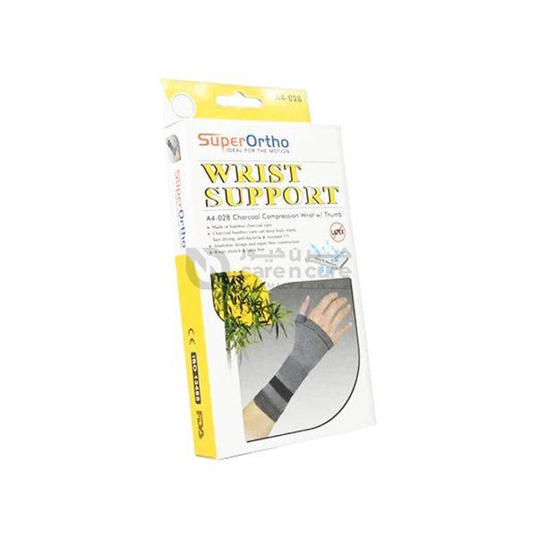 SUPERORTHO A4 028 CHARCOAL WRIST SUPPORT