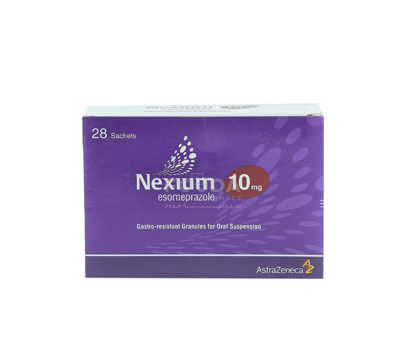 Nexium Esomeprazole 10mg Sachet, 28 Pieces
