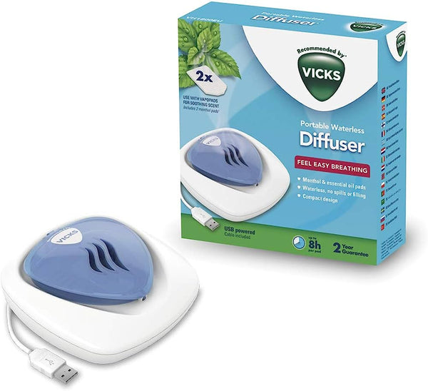 VICKS DIFFUSER PORTABLE WATERLESS