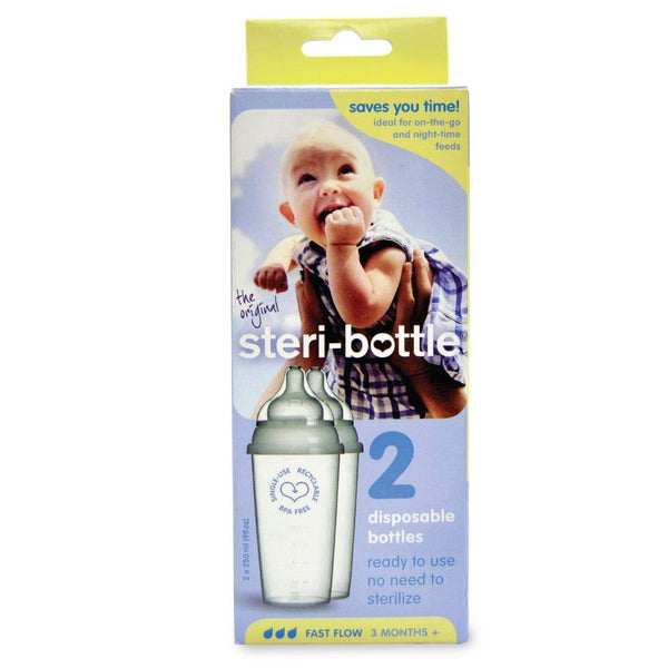 STERI BOTTLE DISP 2S PACK FAST FLOW